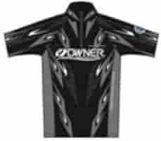 OWNER 半袖ストレッチシャツ Lブラック/シルバー ストレッチフルジップシャツ2 | 株式会社オーナーばり｜海釣り
